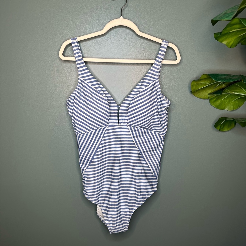 Time and Tru Blue One Piece Swimsuit